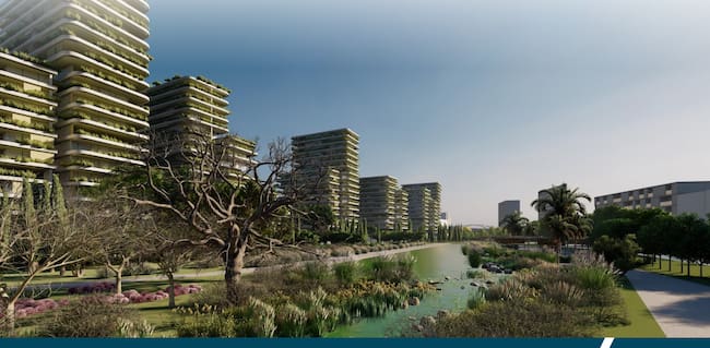 Recreación virtual del Parque Central de Alicante