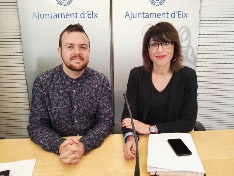 Los portavoces de la junta de gobierno, Antonio García y Patricia Maciá