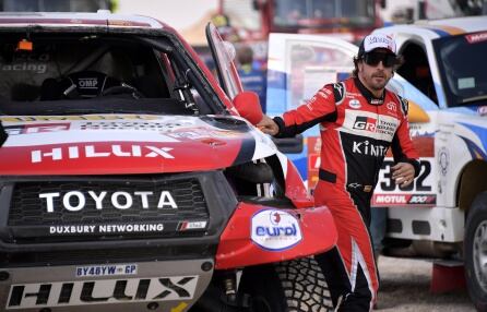 Fernando Alonso en el Rally Dakar