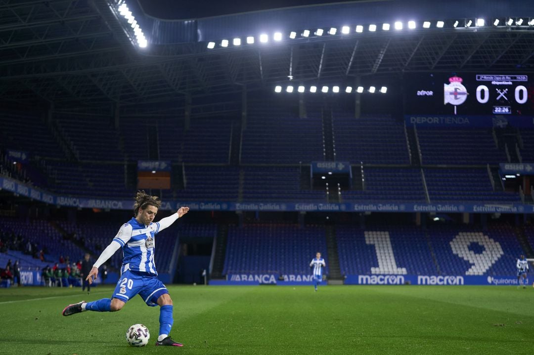 El Deportivo durante un partido