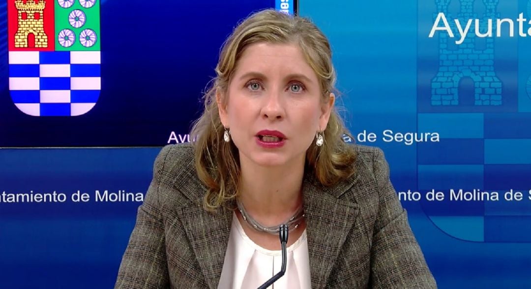 Imagen de archivo de Esther Clavero en un vídeo de Youtube subido por el Ayuntamiento de Molina de Segura