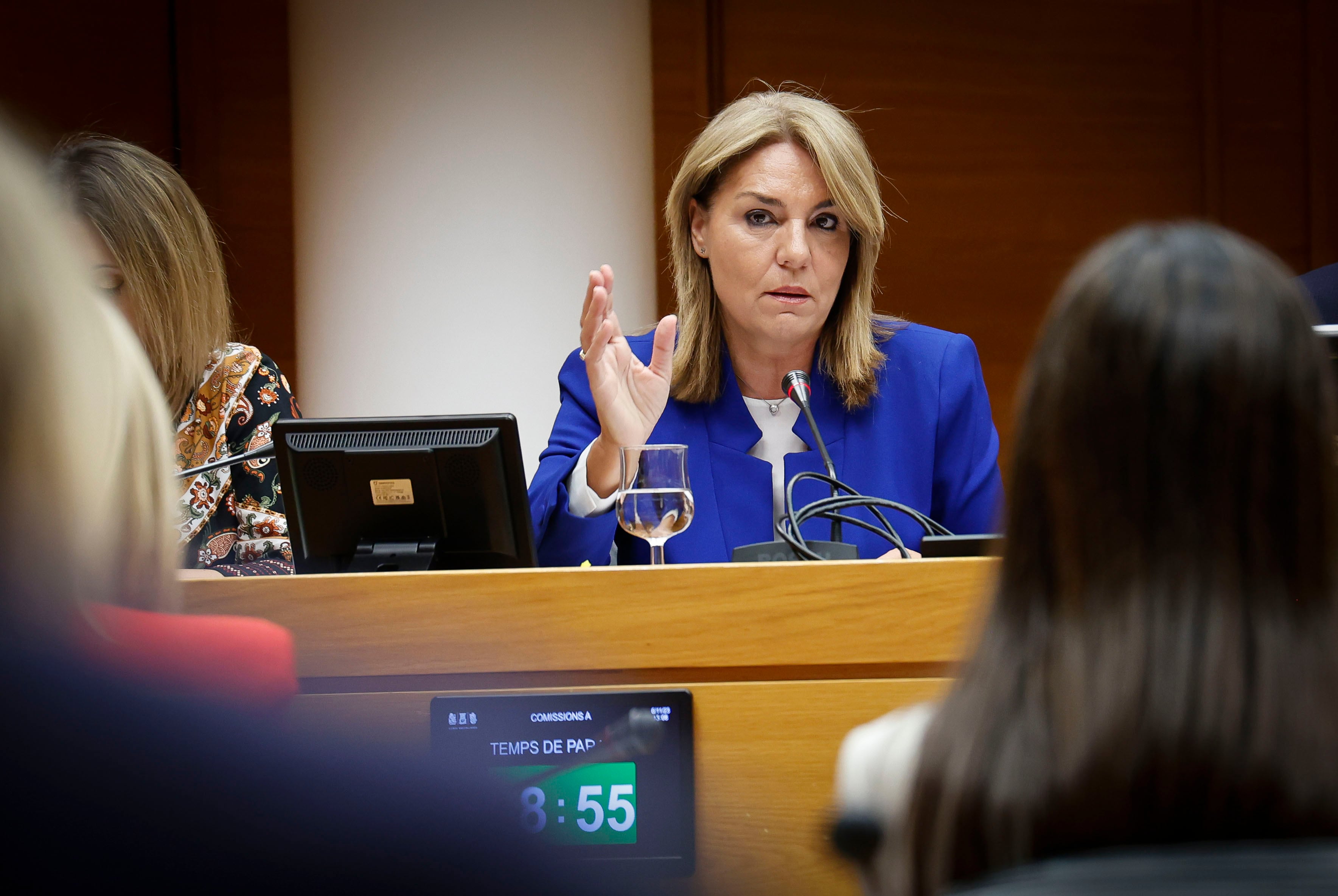 Vicepresidenta Segona i Consellera de Serveis Socials, Igualtat i Habitatge, Susana Camarero. (Foto: José Cuéllar/Corts Valencianes)