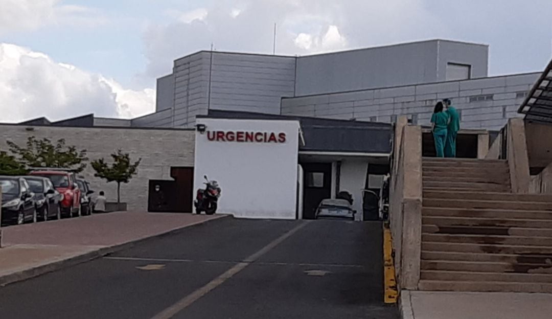 Acceso a urgencias del Hospital General Universitario de Ciudad Real