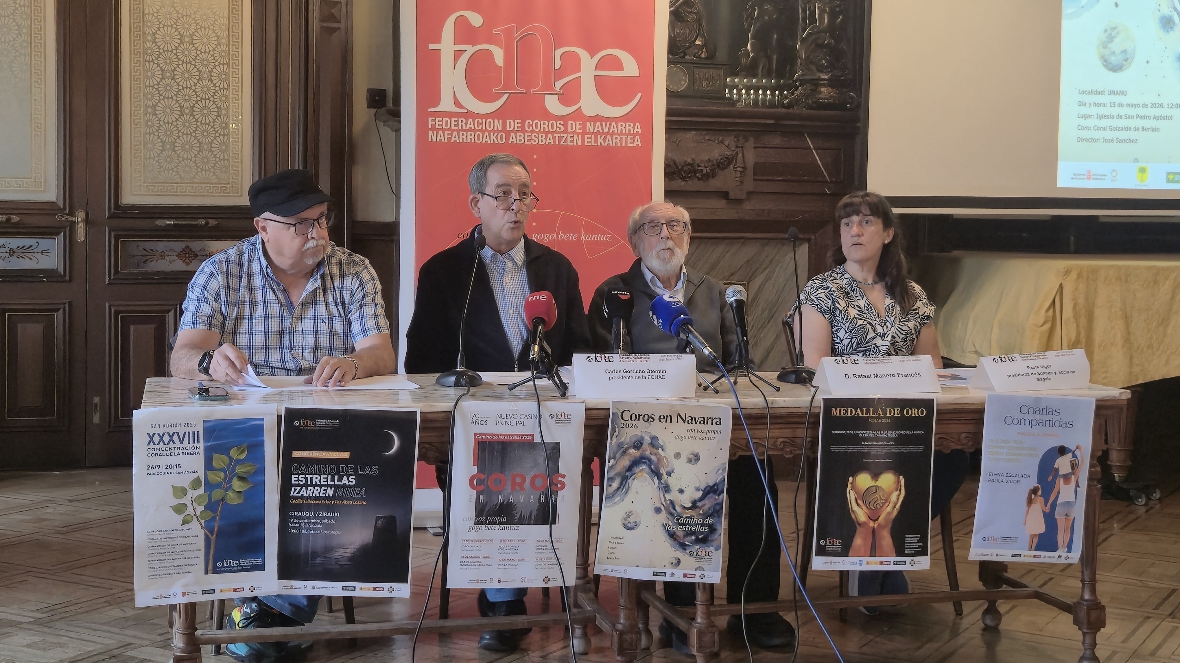 Presentación del Programa de la Federación de Coros de Navarra para 2026-2027