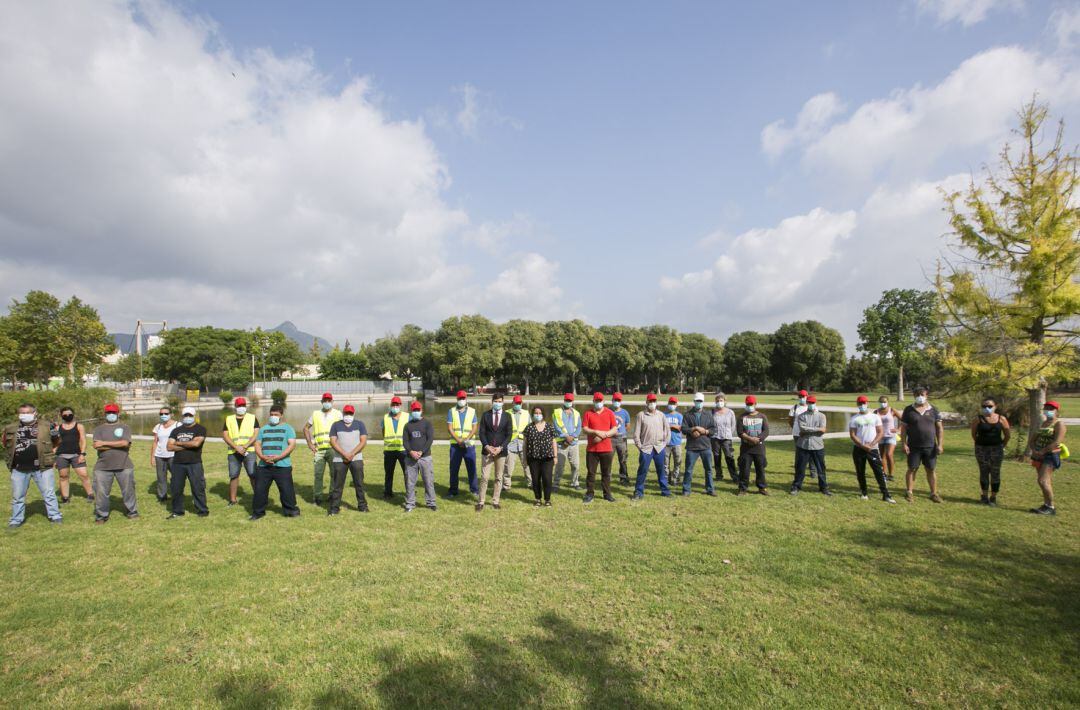 Trabajadores contratados a través del programa SEPE agrícola