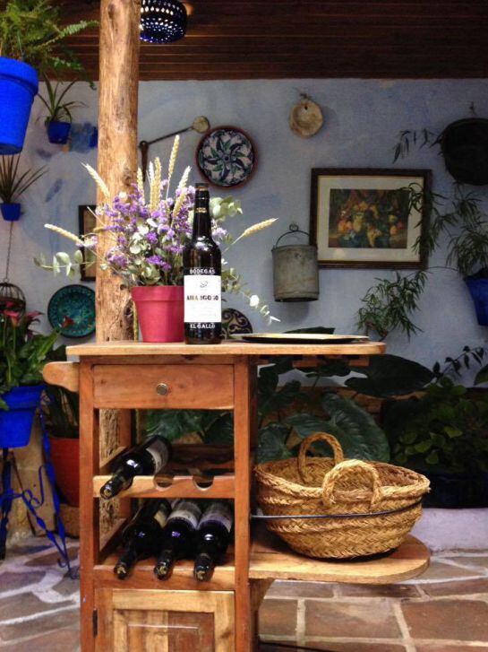 Un rincón del Patio Vesubio