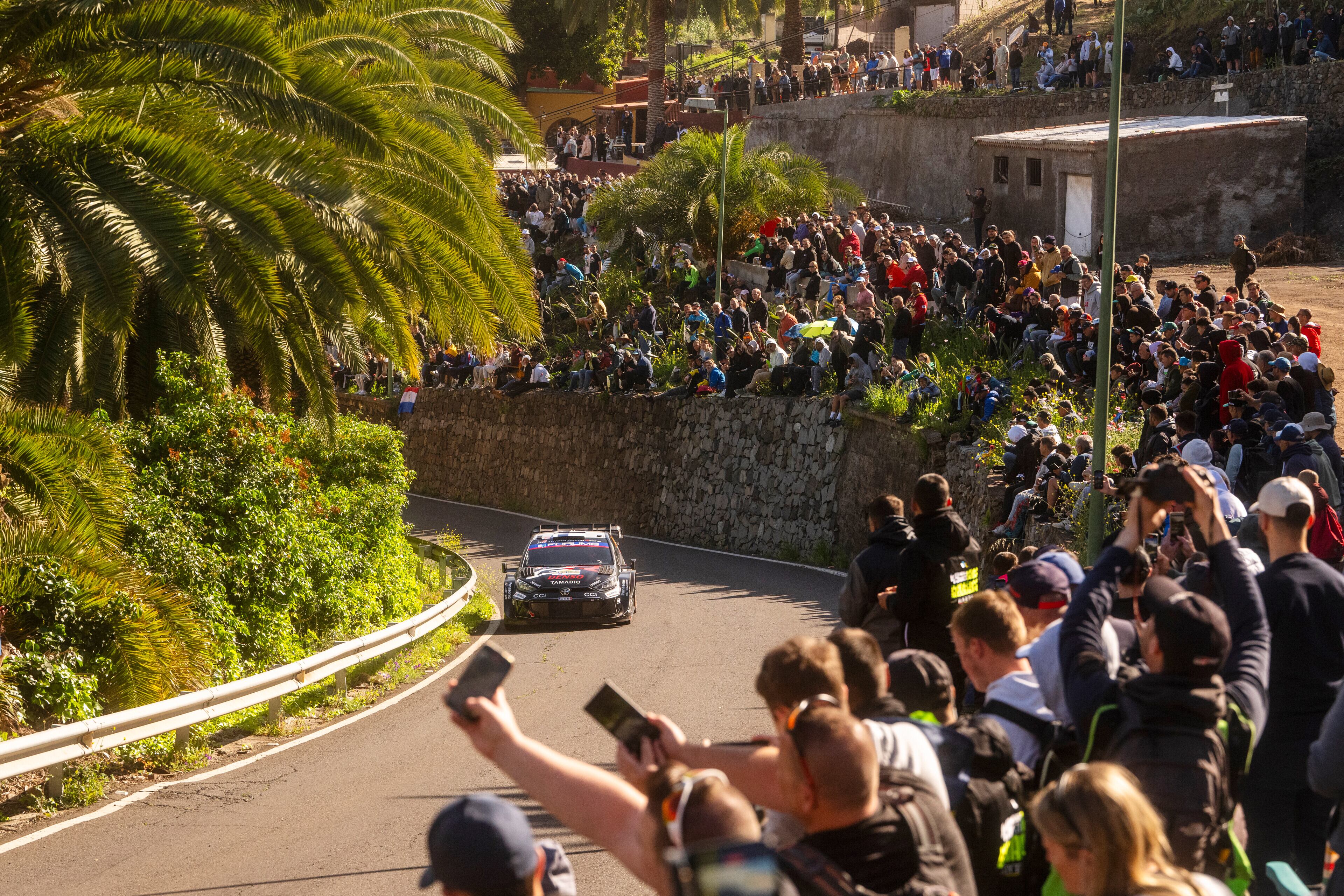 Kalle Rovanperä (FIN) and Jonne Halttunen (FIN) during the World Rally Championship Spain in Gran Canaria, Spain / Red Bull Content Pool