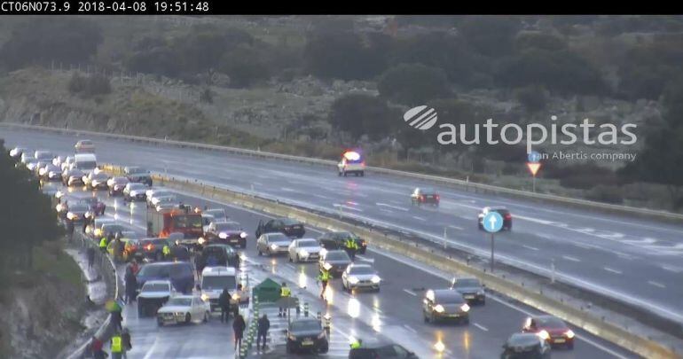 Accidente mortal en la AP 6