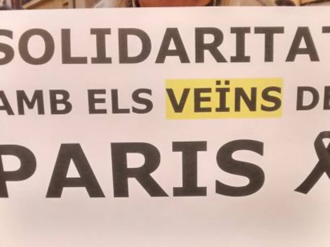 Pancartes i lemes dels ciutadans.