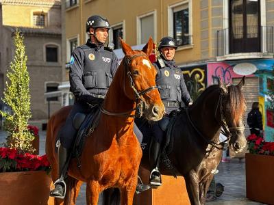 Equipo de Caballería de la Policía Local de Murcia