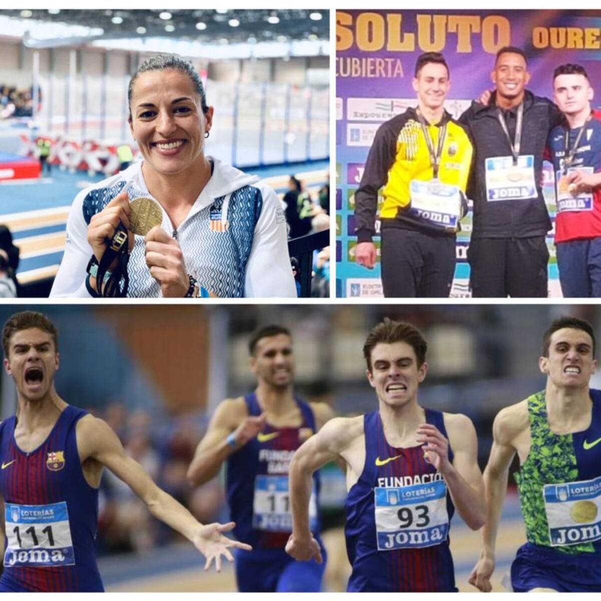 Oro, plata y bronce para Úrsula Ruiz, Segio López Barranco y Mariano García