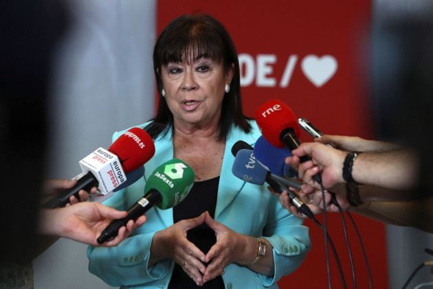 La presidenta de PSOE, Cristina Narbona