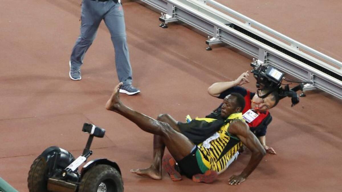 Usain Bolt, por los suelos (frame a frame)