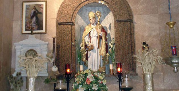 Imagen de San Julián de Cuenca en su ermita.