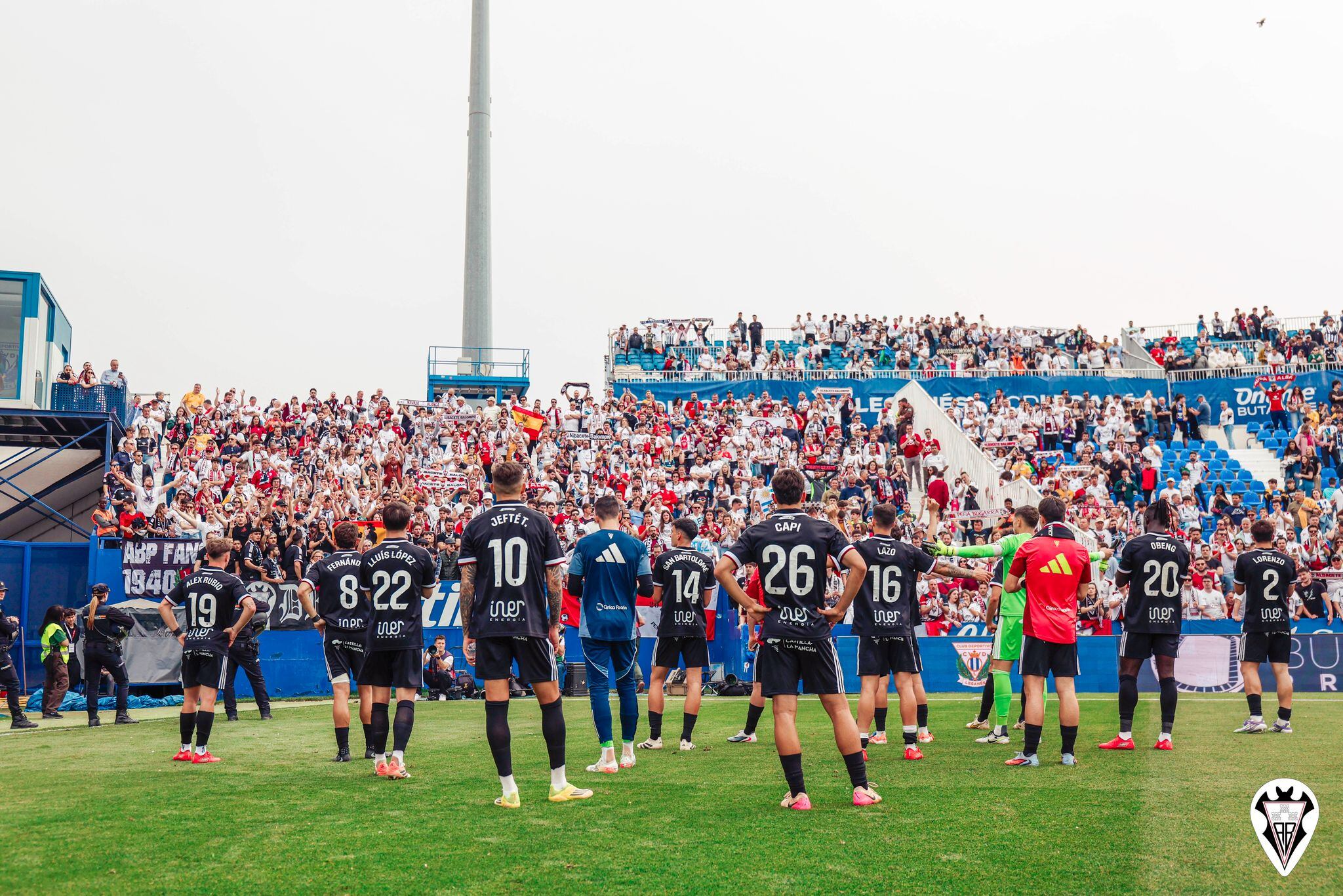 El Albacete Balompié en Butarque / Albacete BP
