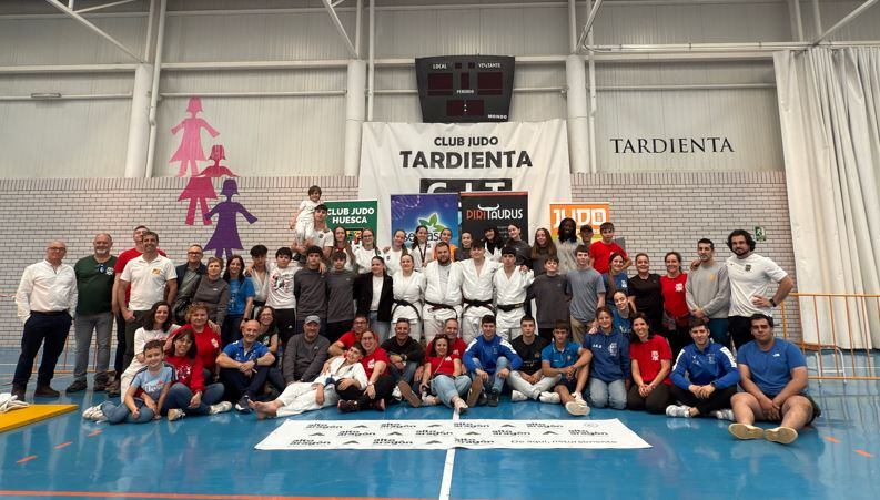 Concentración de judo en Tardienta