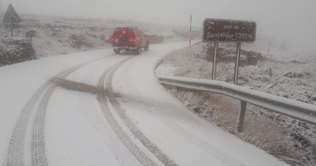 Nieve en el interior de Castellón