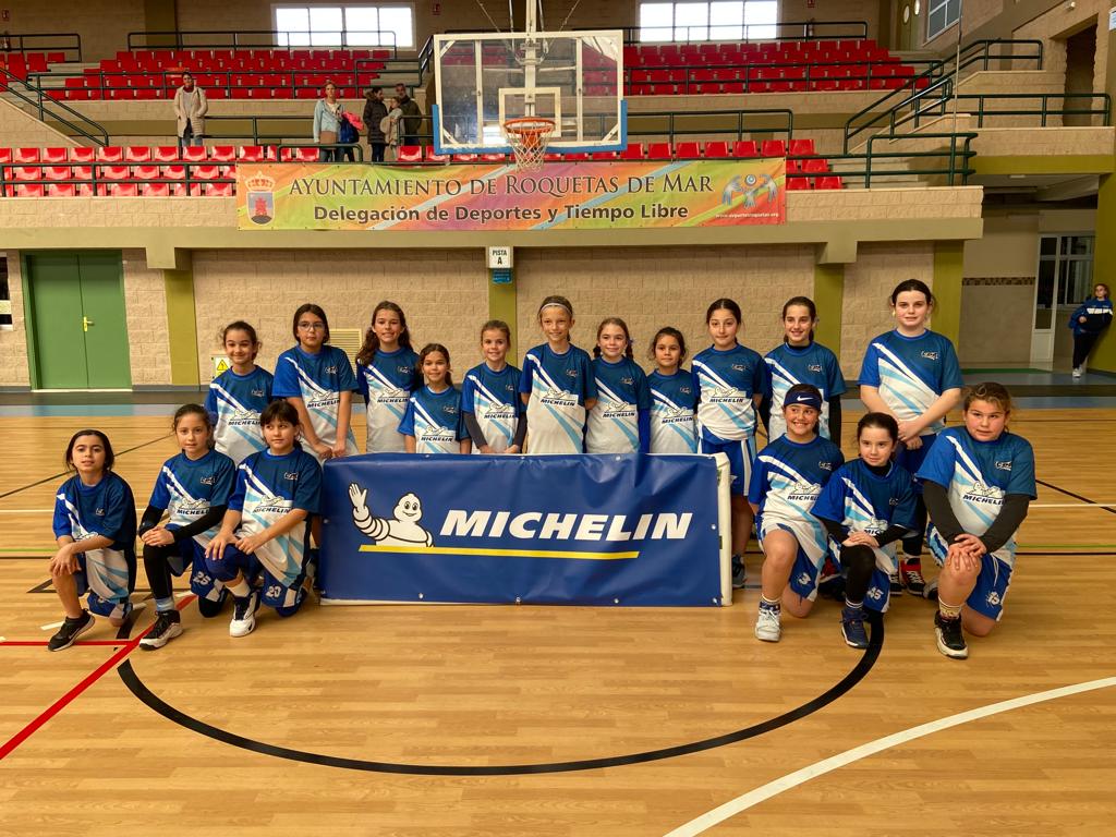 Acuerdo Fundación Michelín España y Portugal con el CD Roquetas Baloncesto Base.