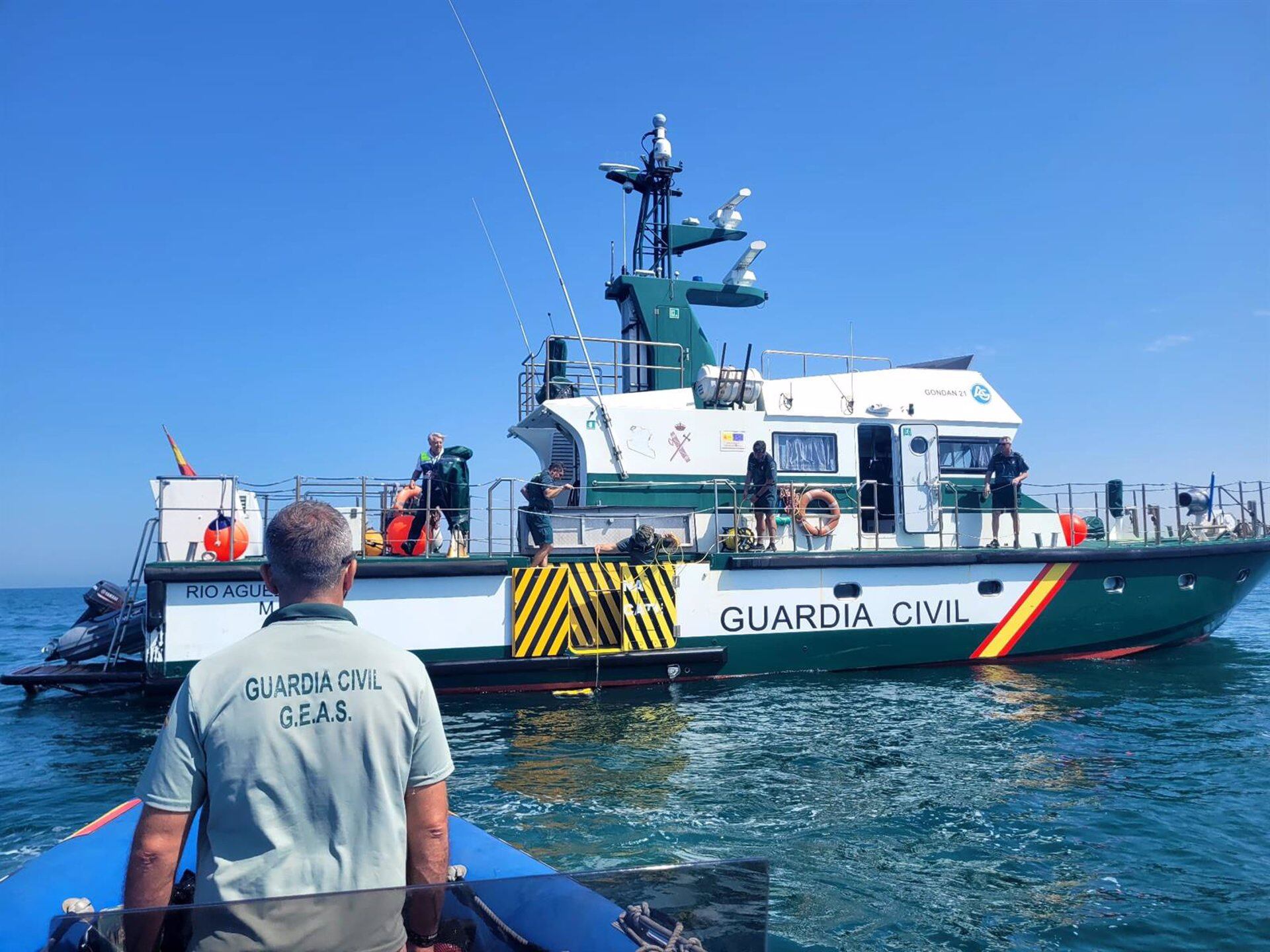 Dispositivo de búsqueda en aguas de Rota