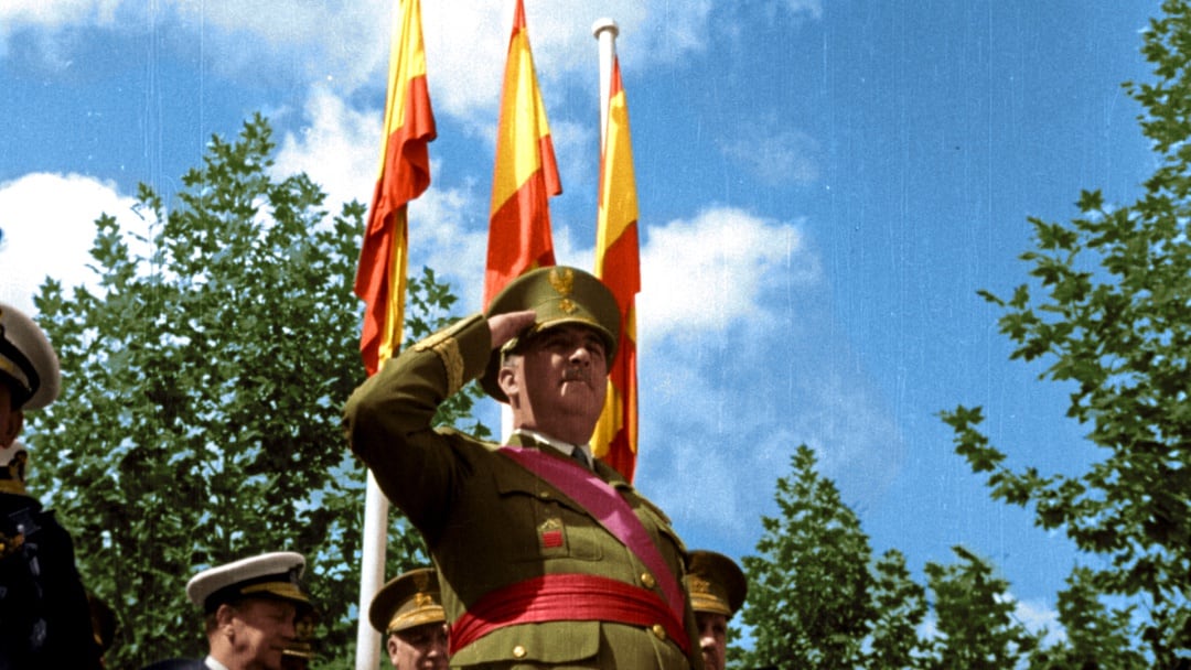 Imagen promocional de la miniserie documental &#039;Franco. La vida del dictador en color&#039;