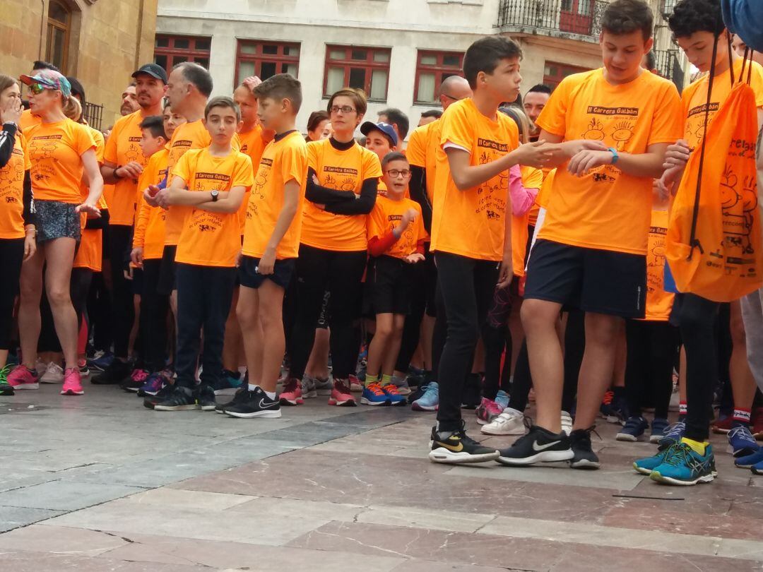 Participantes en la carrera Galbán en Oviedo 