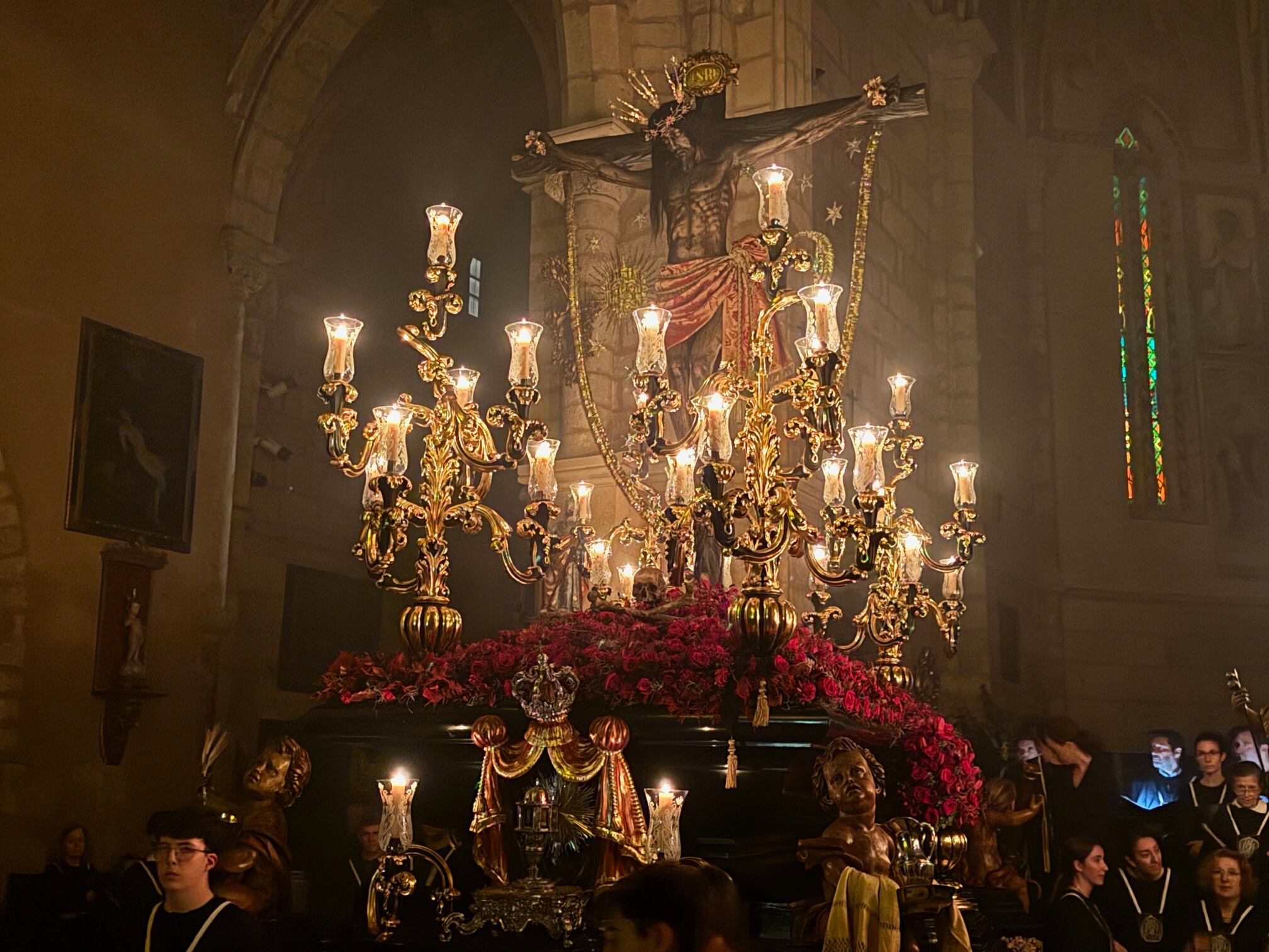 Cristo del Remedio de Ánimas en la iglesia de San Lorenzo
