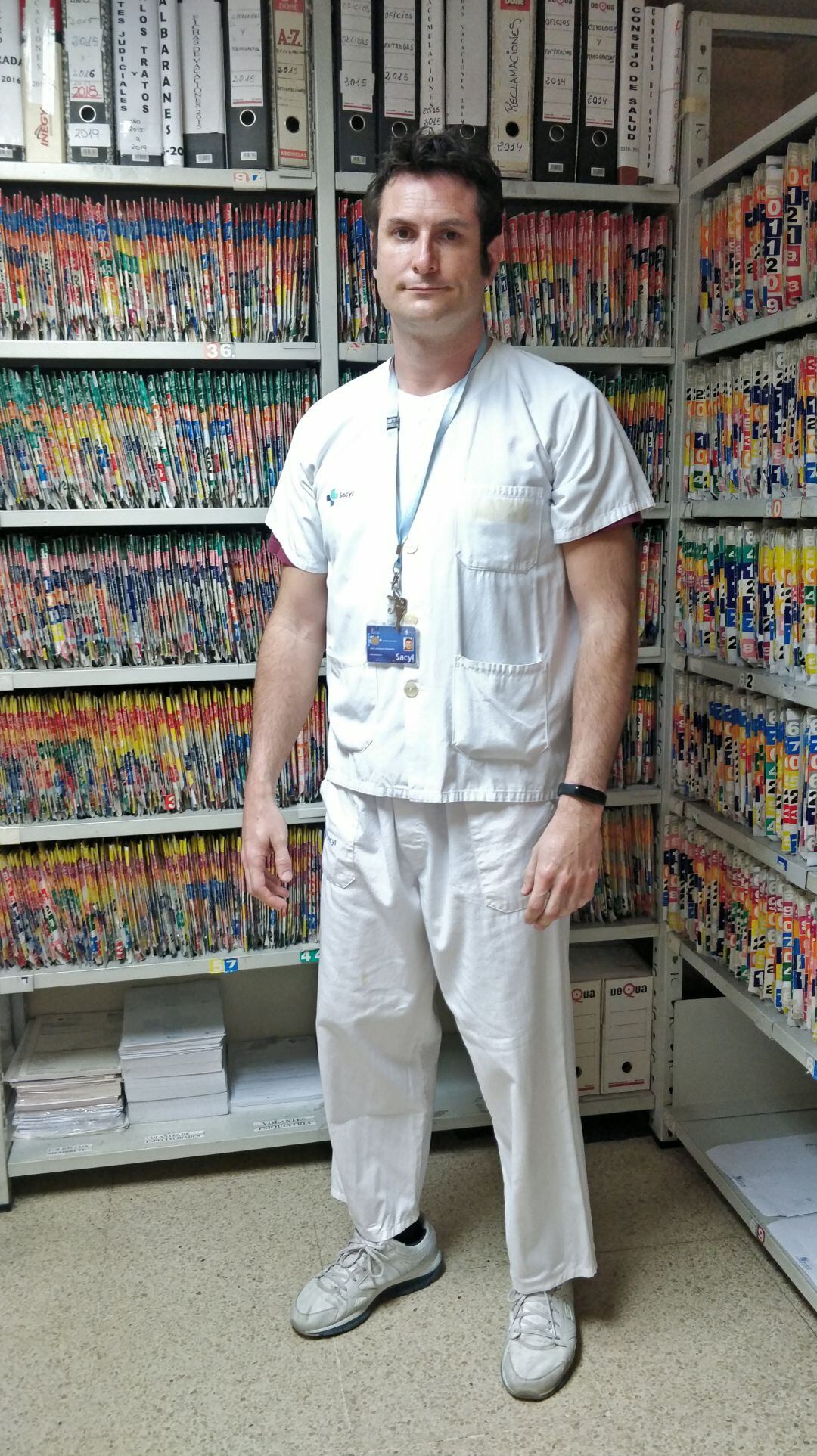 El Presidente del Colegio Profesional de Fisioterapeutas de Castilla y León, José Luis Morencia