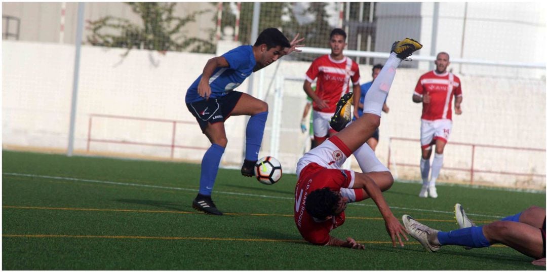 Un momento de un partido.