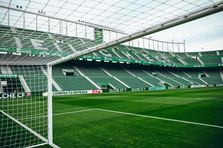 El estadio del Elche Club de Fútbol, el Martínez Valero