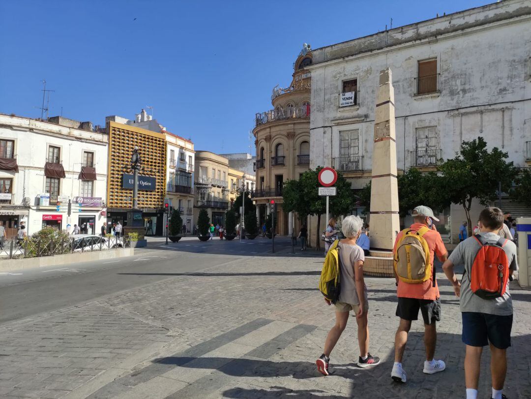 Imagen del centro de Jerez este viernes