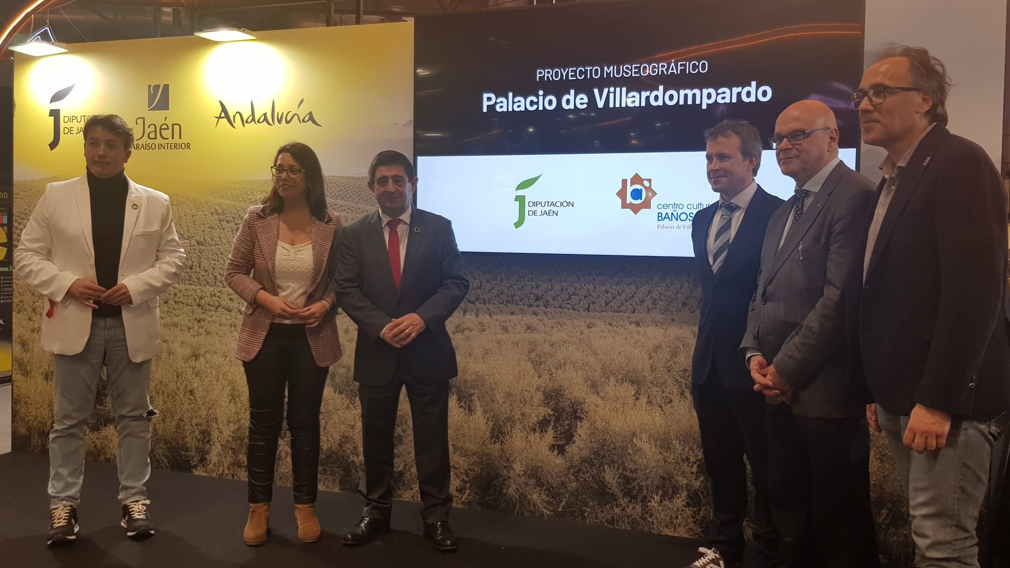 Presentación del vídeo y proyecto museográfico de los Baños Árabes por parte de la Diputación Provincial de Jaén en Fitur 2025.