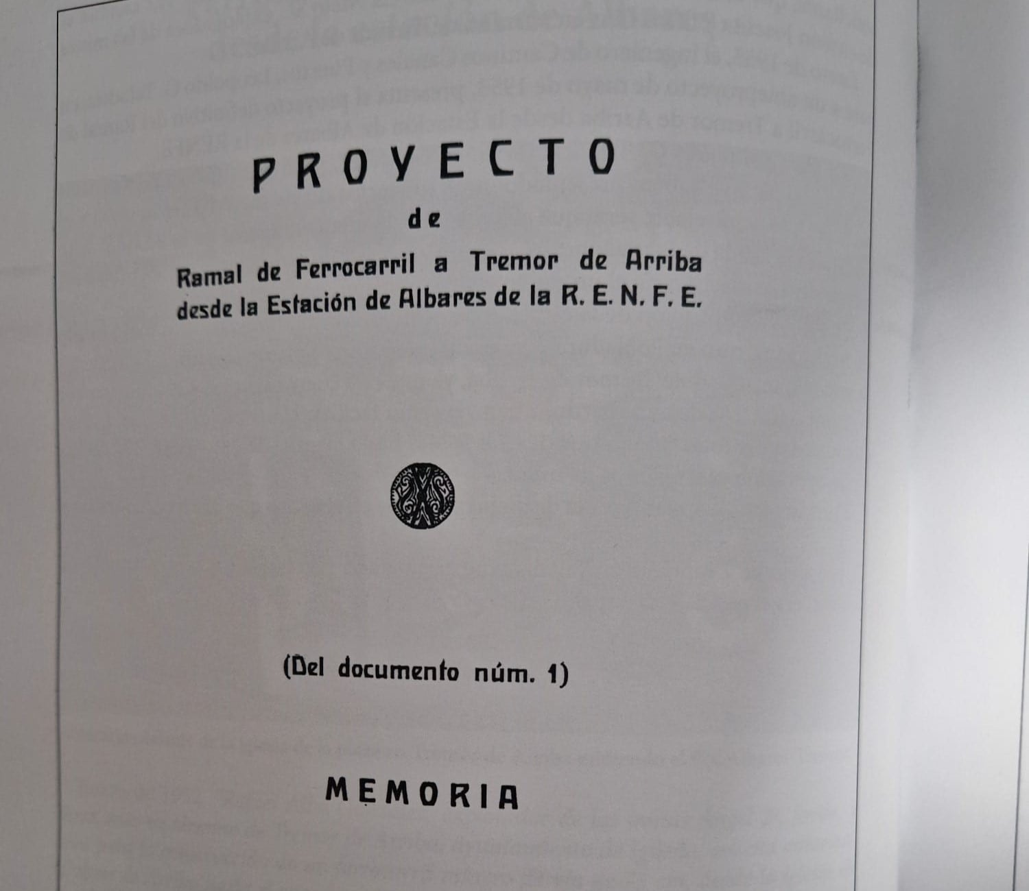 Portada de la memoria