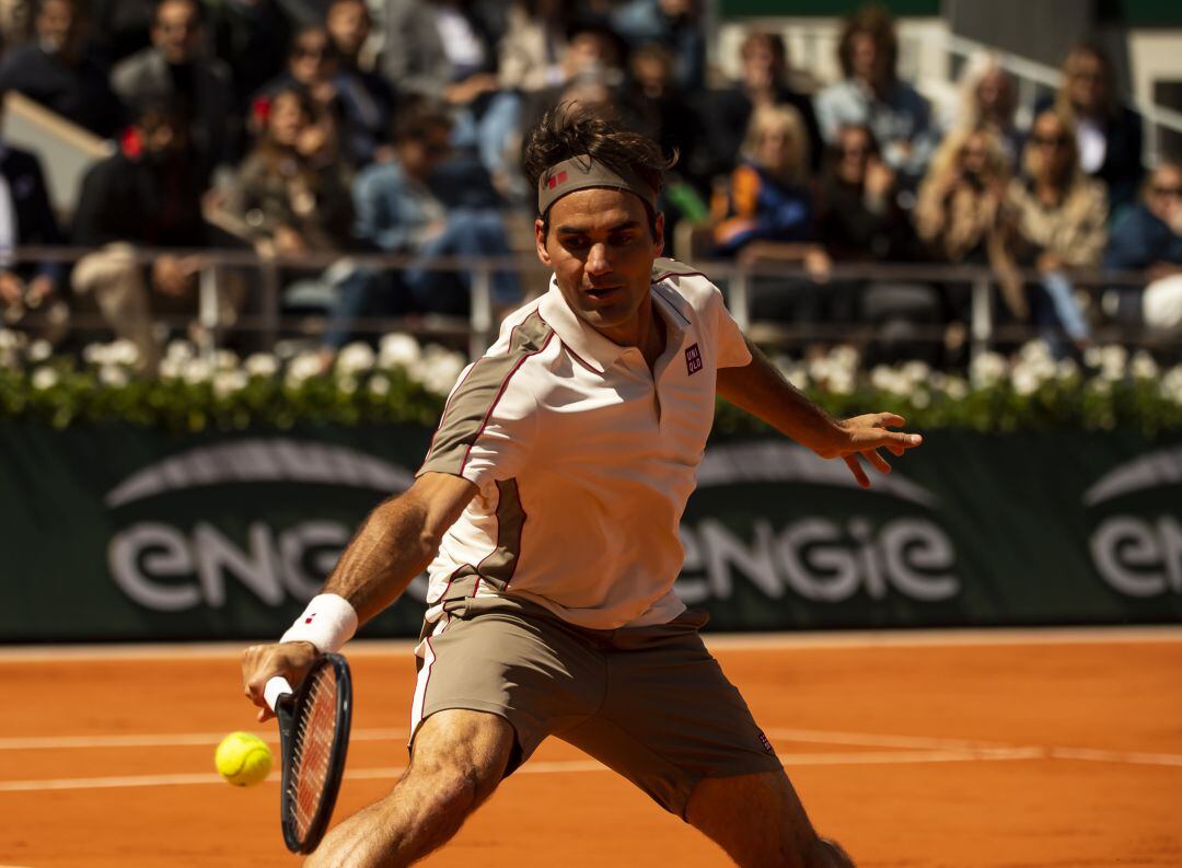 Roger Federer en Roland Garros