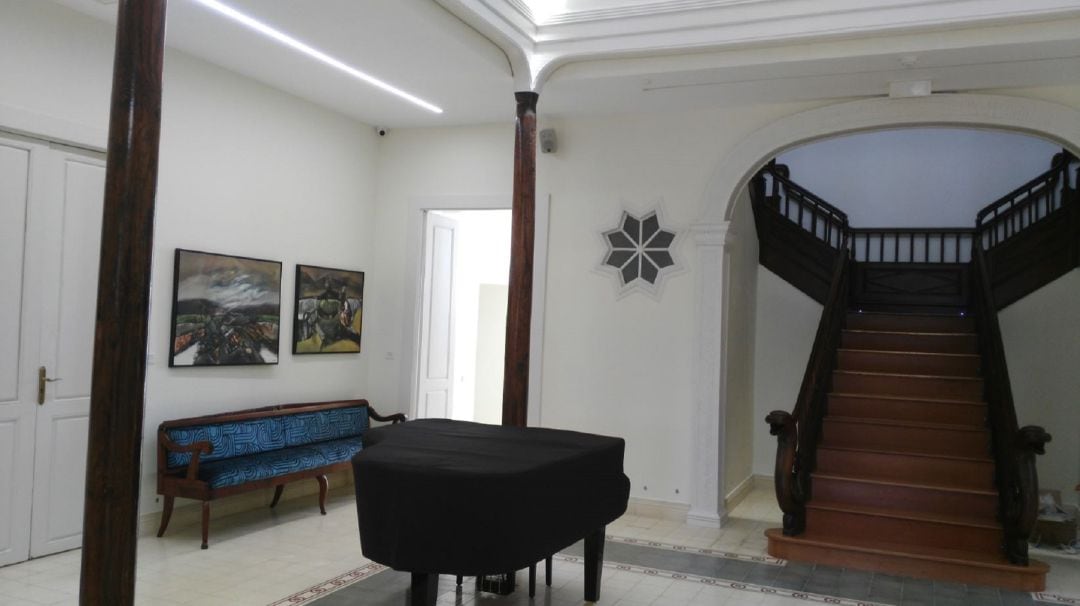 Interior de la Casa de la Cultura Agustín De La Hoz, de Arrecife.