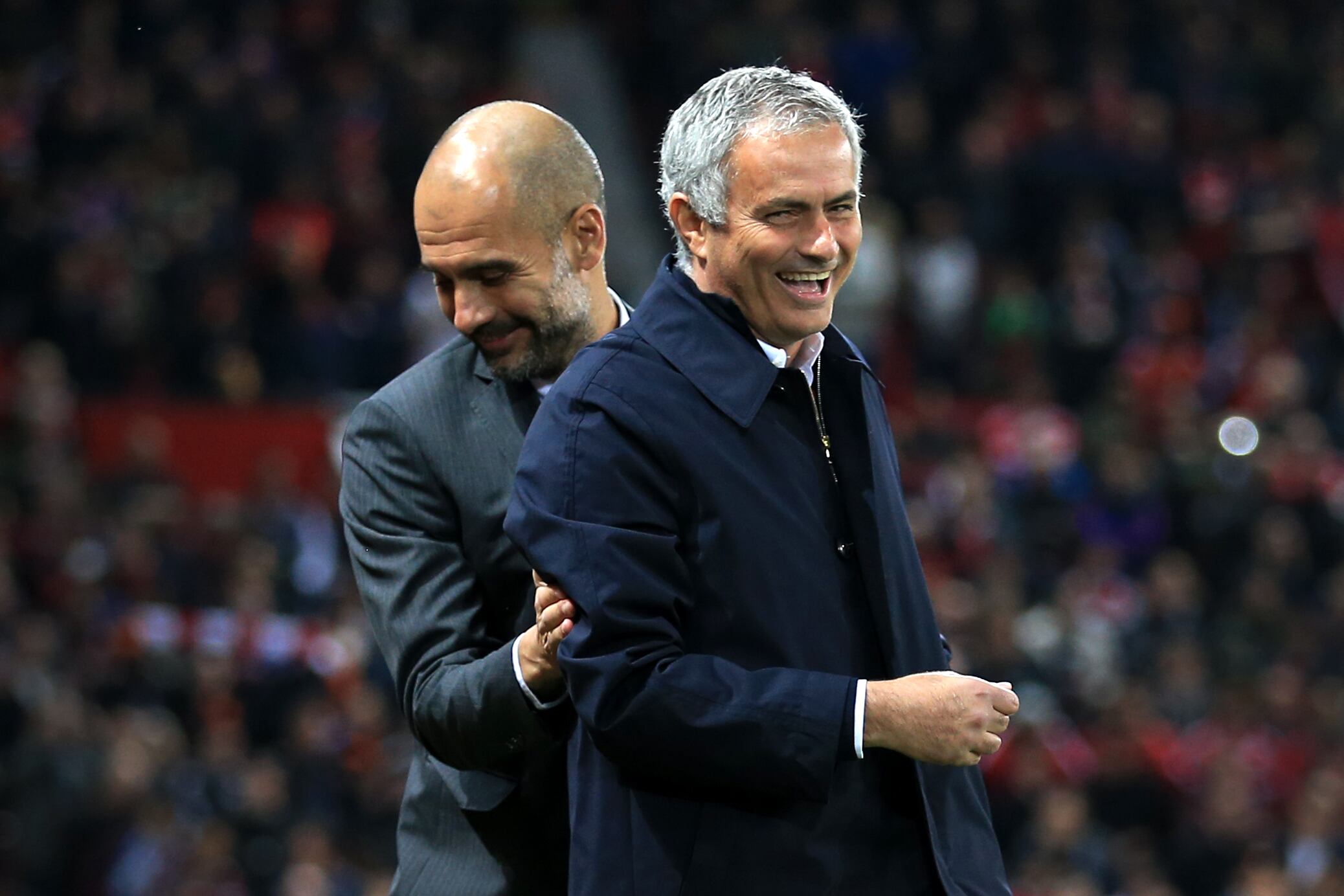 José Mourinho y Pep Guardiola.