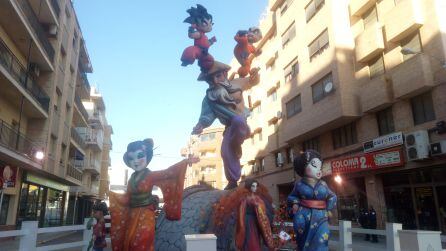 Falla Campaments, sexto premio de Sección Primera.