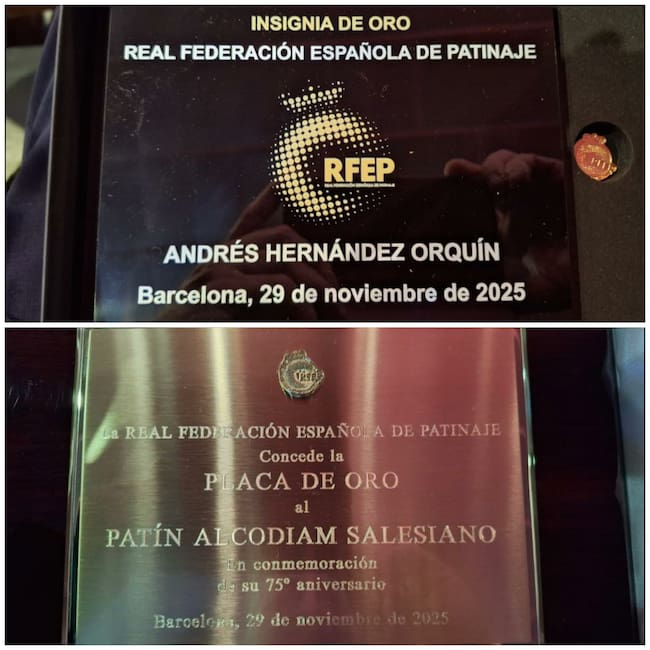 Reconocimientos al Patín Alcodiam Salesianos