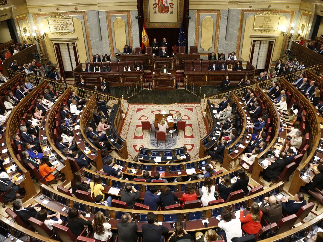 Interior del Congreso de los Diputados