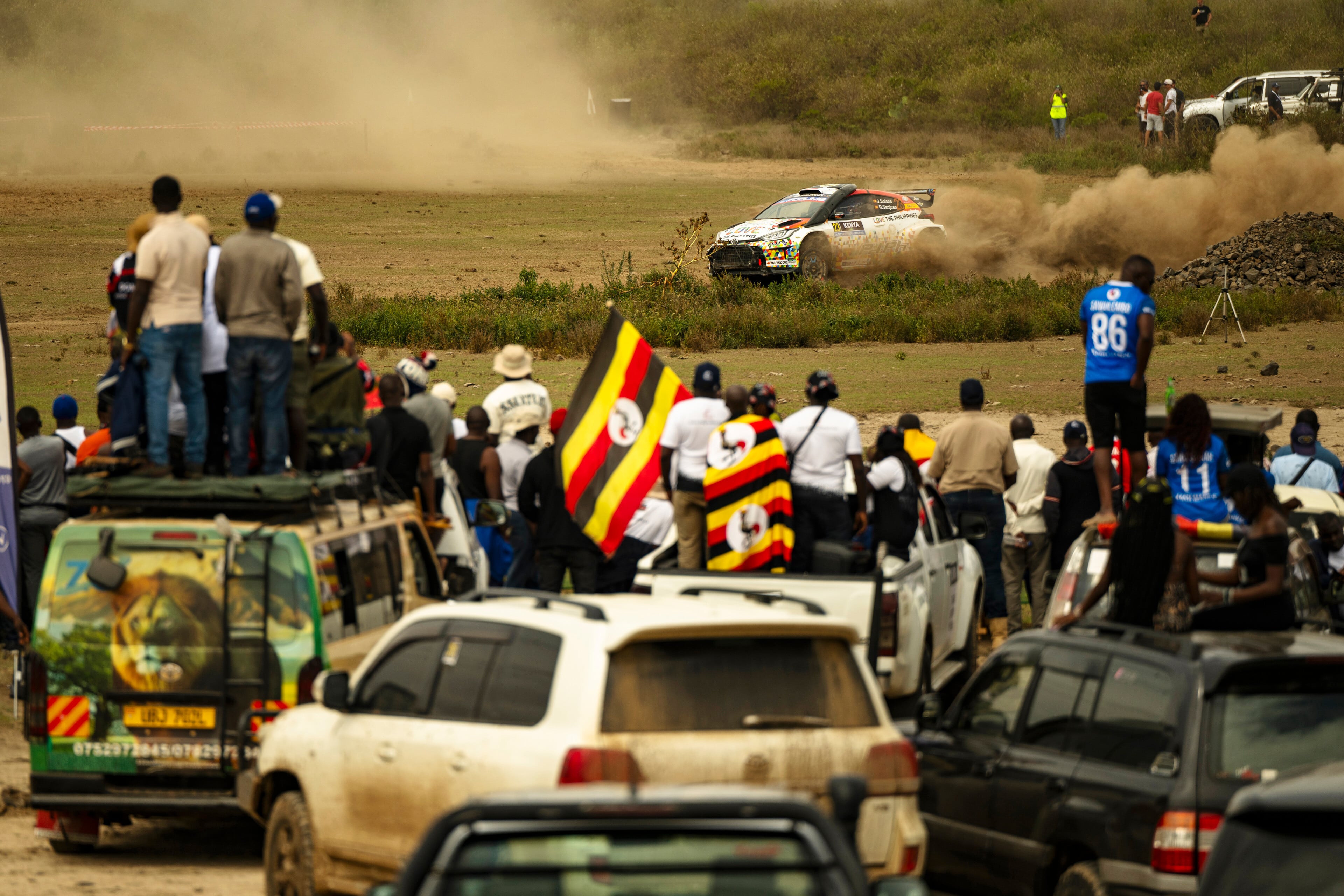 Jan Solans (ESP), Sanjuan de Eusebio Rodrigo (ESP) during the World Rally Championship