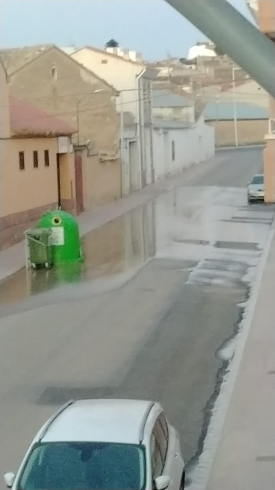 Roturas de la red de agua en Caudete