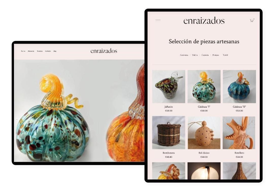Enraizados&#039;, la página web de dos hermanos toledanos que difunde la diversidad cultural de los artesanos. 
