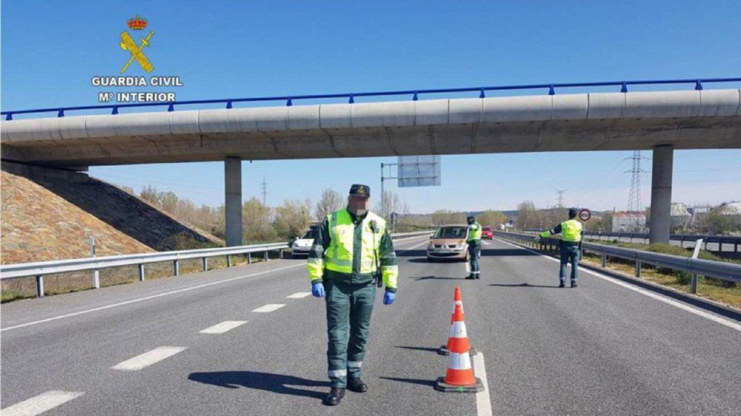 Una actuación de la Guardia Civil.