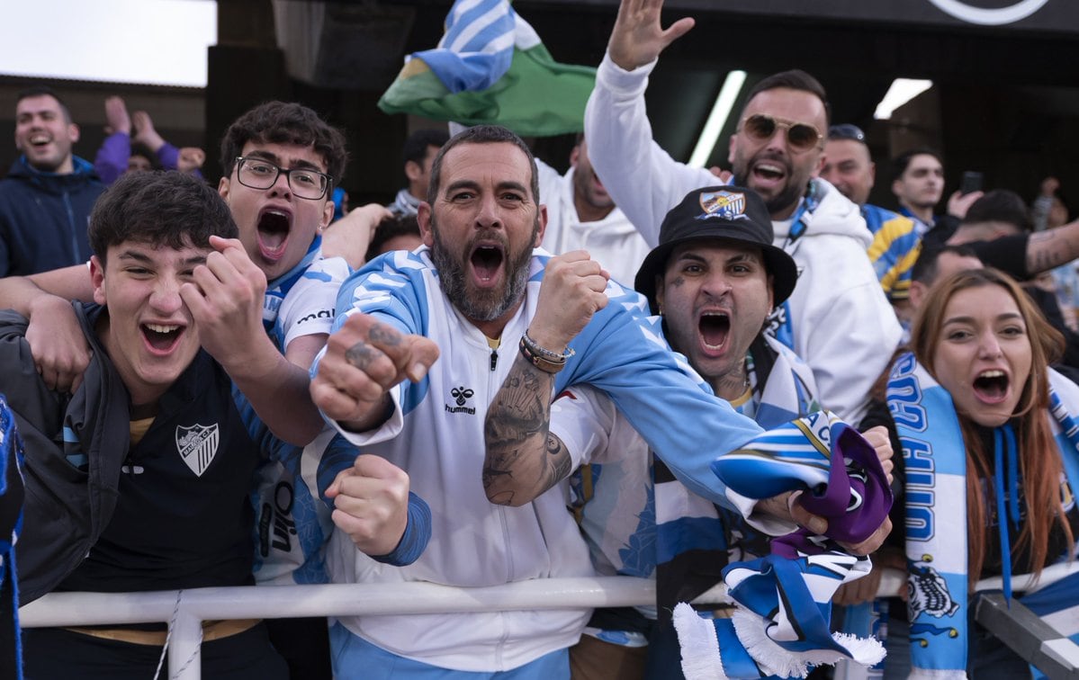 Aficionados del Málaga