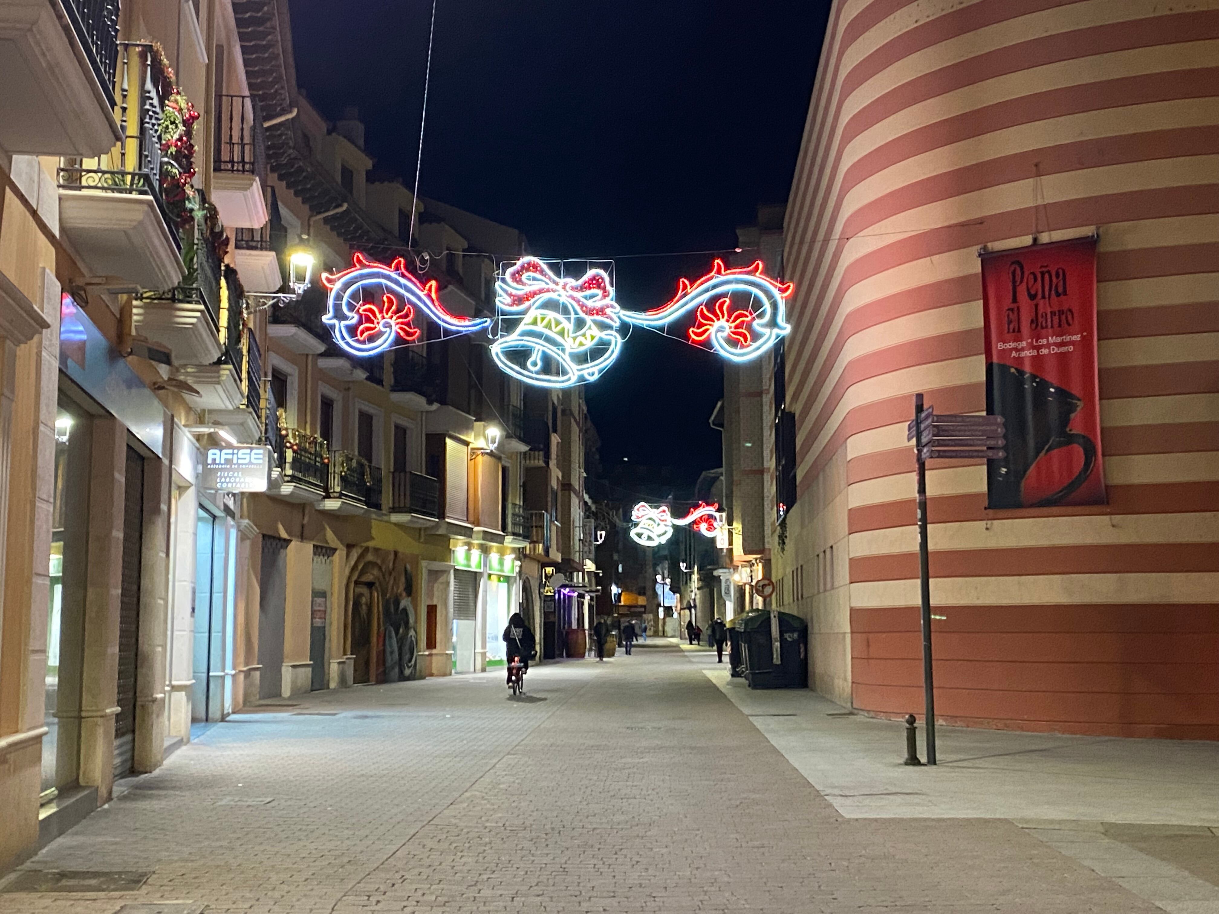 Iluminación navideña en Aranda