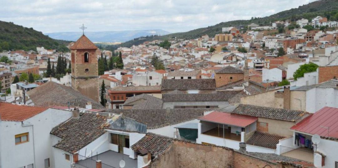 Vista aérea de Beas de Segura.