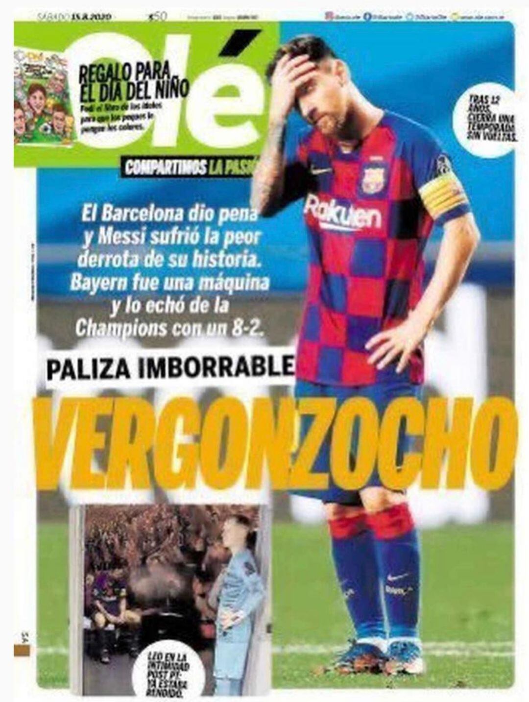 Portada Diario Olé