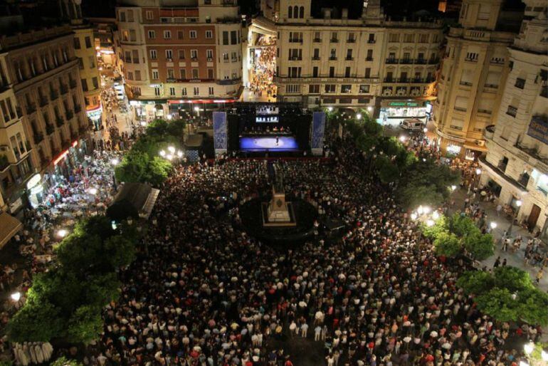 Noche Blanca del Flamenco en las Tendillas