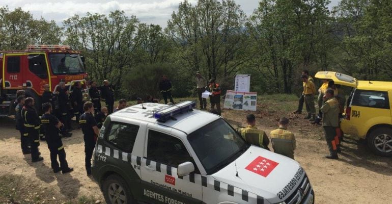 El Plan de Protección Civil contra Incendios Forestales de la Comunidad de Madrid preparan el dispositivo contra los incendios forestales