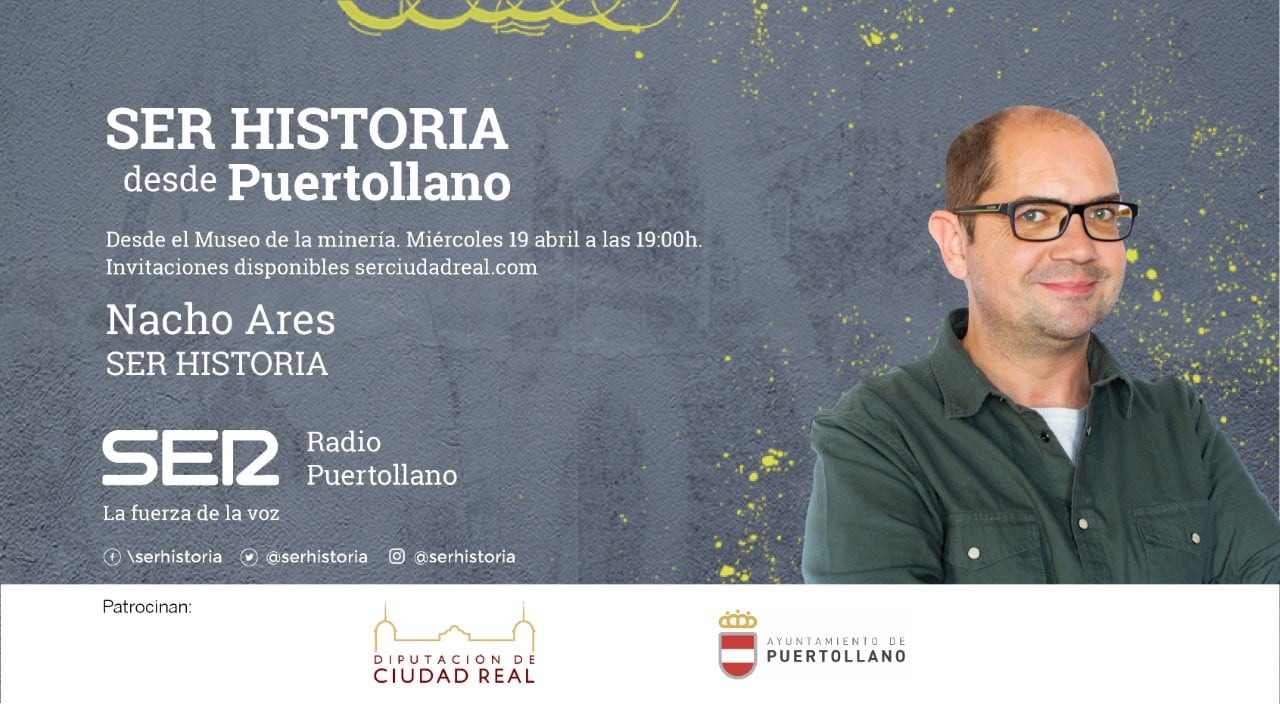 Nacho Ares, director de &quot;SER Historia&quot;, programa que se realizará el 19 de abril desde el Museo de la Minería de Puertollano