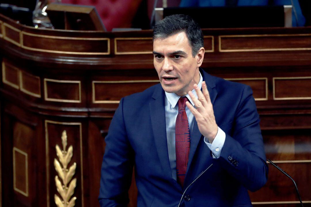 Imagen de Pedro Sánchez en el Congreso de los Diputados